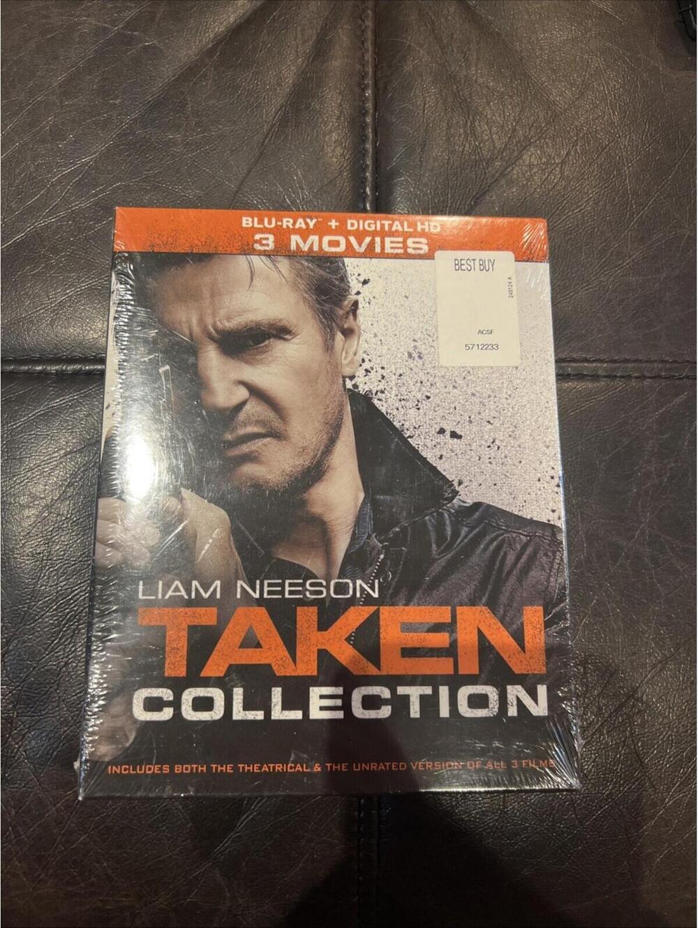 Taken Collection Blu-ray 3 Movies Liam Neeson BRAND NEW FACTORY SEALED OOP